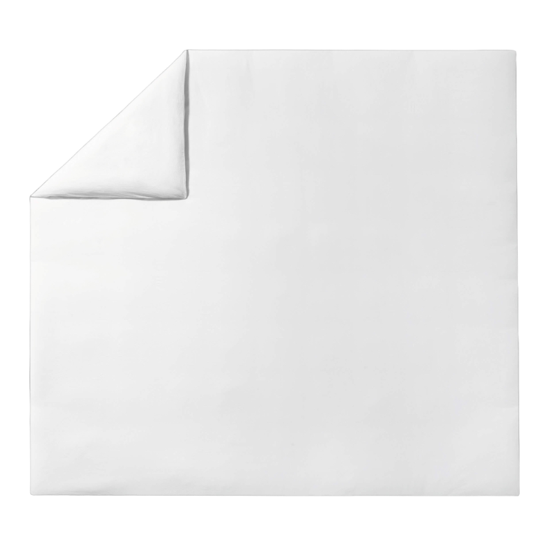 Essix Coton Lave Soft Line Blanc White Bed linen 160 x 210 cm