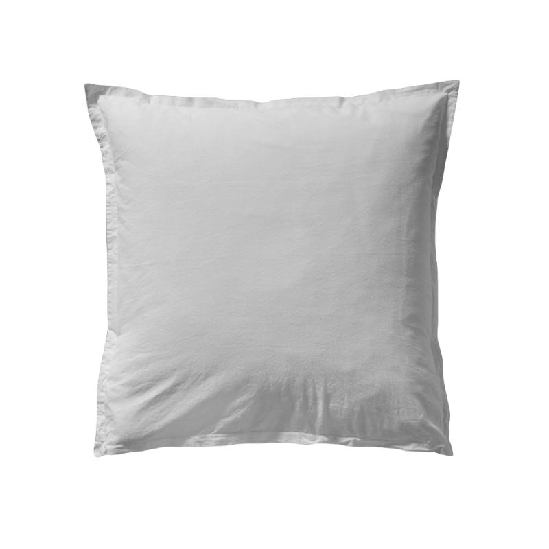 Essix Coton Lave Soft Line Mastic Gray Bed Linen 65 x 65 cm