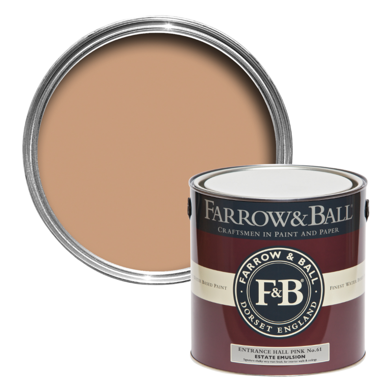 Farrow & Ball Farrow Ball Colors Entrance Hall Pink 61