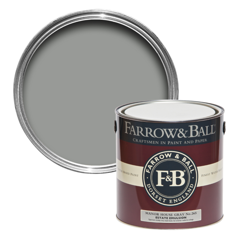 Farrow & Ball Farrow Ball Colors Grey Manor House Gray 265