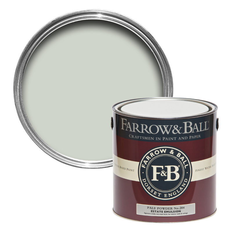 Farrow & Ball Farrow Ball Colors Blue White Pale Powder 204