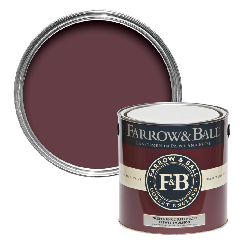 Farrow & Ball Farrow Ball Colors Red Aubergine Preference Red 297