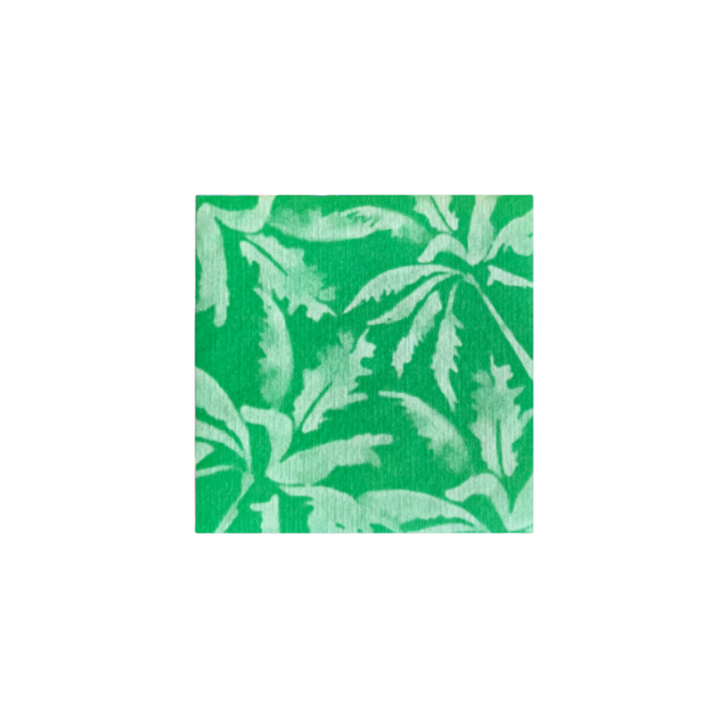 Francoise Paviot Cocktail napkin Paper napkin Beach Vert Green