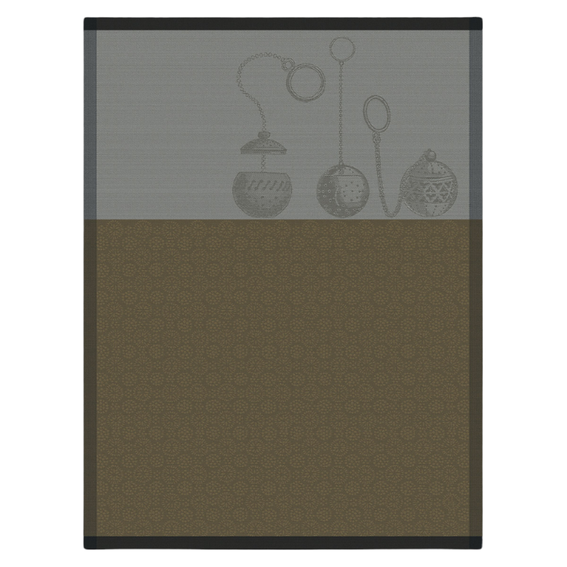 Le Jacquard Francais tea towel Infusion Doré Gold