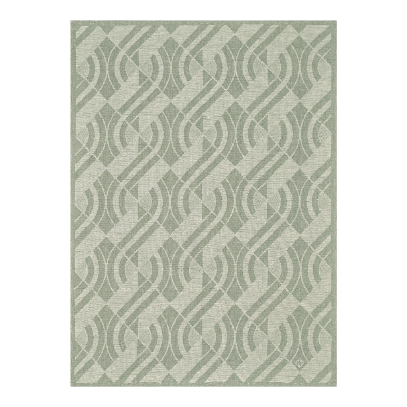 Le Jacquard Francais Tea towel Glass towel Linen Neo Emeraude Green
