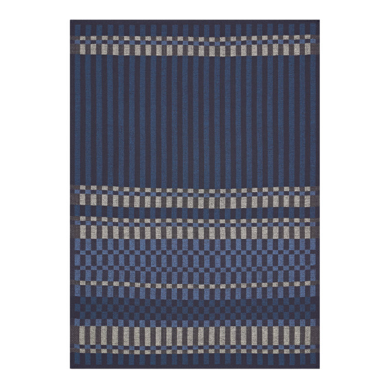 Le Jacquard Francais tea towel Origin Denim Rythme