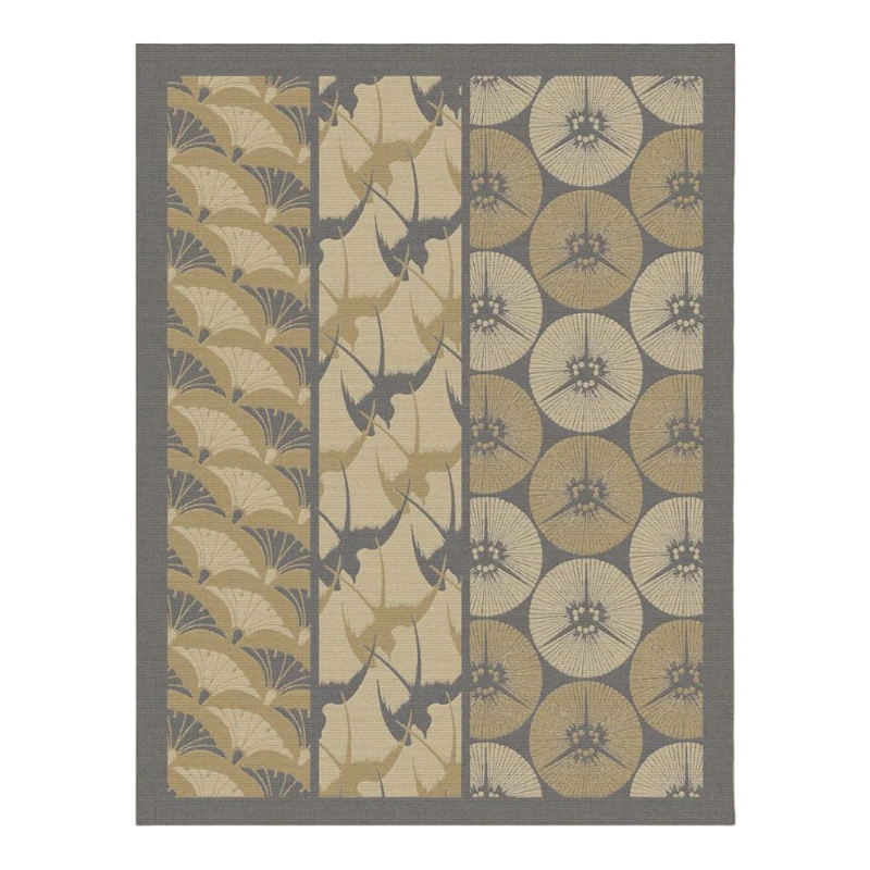 Le Jacquard Francais Tea Towel Yukata Beige