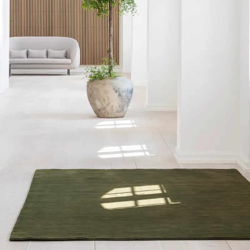 massimo copenhagen Earth Moss Green rug