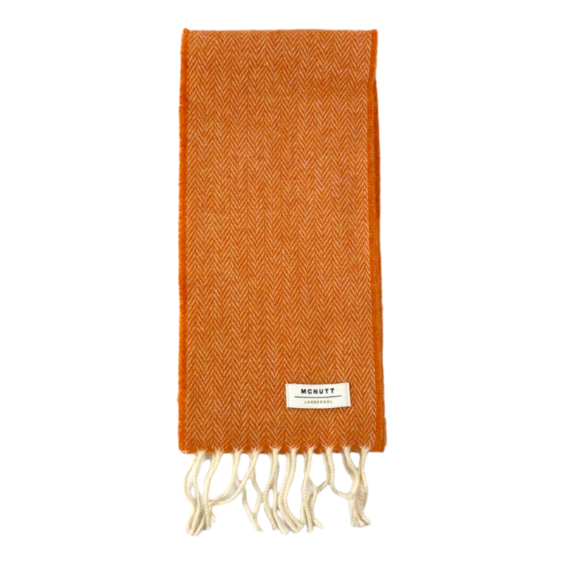 McNutt of Donegal children's scarf orange