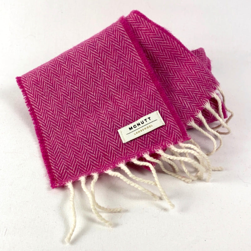 McNutt of Donegal children's scarf pink