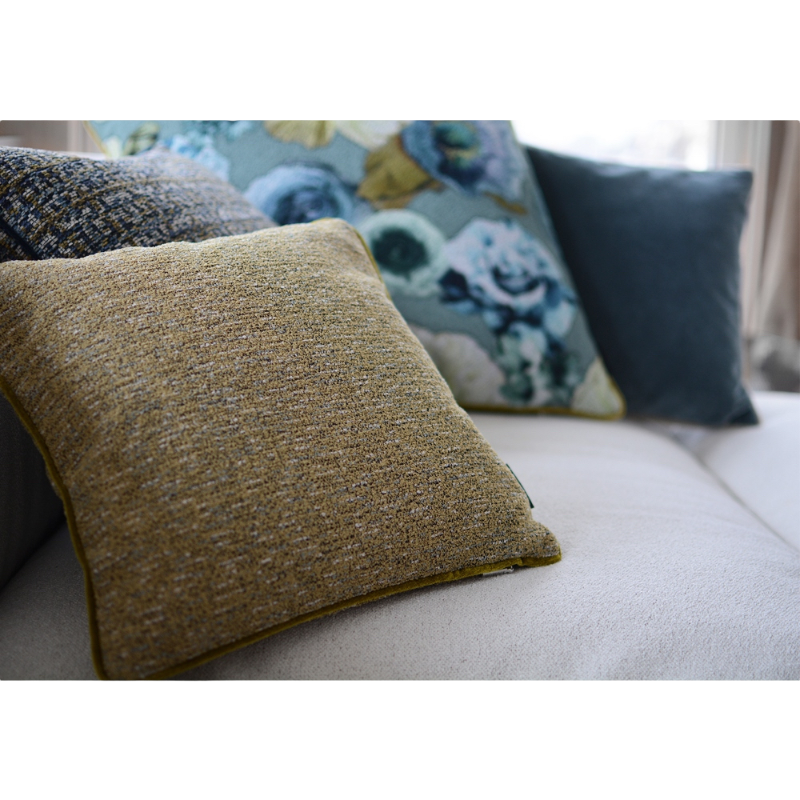 Rohleder Home Collection Cushion Jacky O Yellow Green