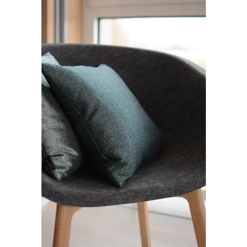 Rohleder Home Collection cushion Move Dark Blue Blue Metallic