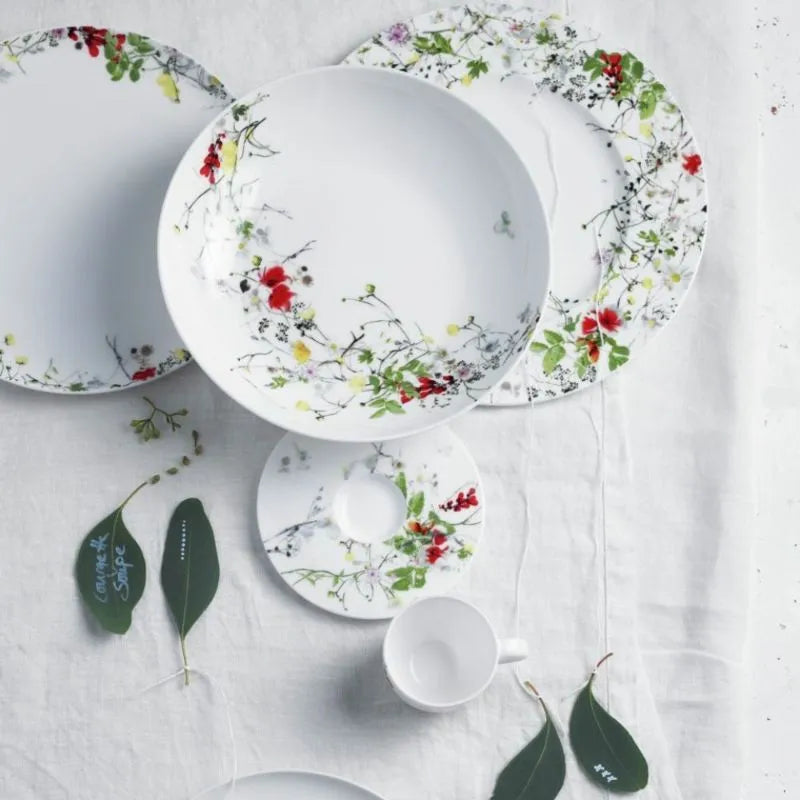 Rosenthal Fleurs Sauvages Tableware Porcelain Soup plate 21 cm Coup