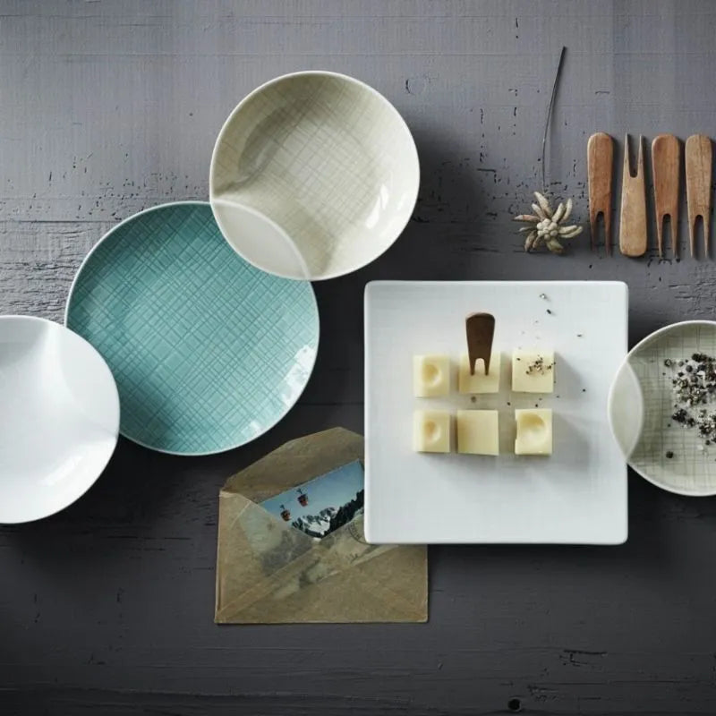 Rosenthal Tableware Porcelain plate Mesh Aqua 21 cm