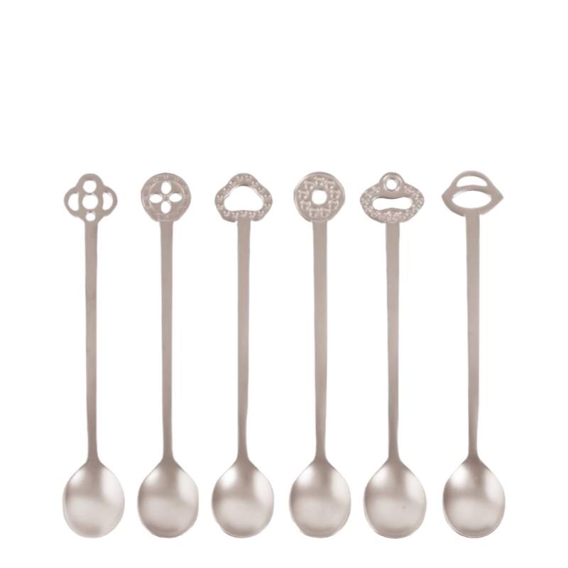 Sambonet Oriental Antique Silver espresso spoon demitasse spoon aperitif spoon