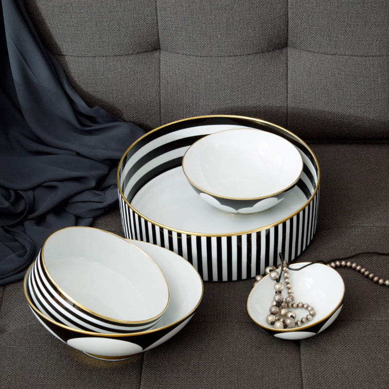 SIEGER by Fürstenberg porcelain Ca d'Oro bowl XL