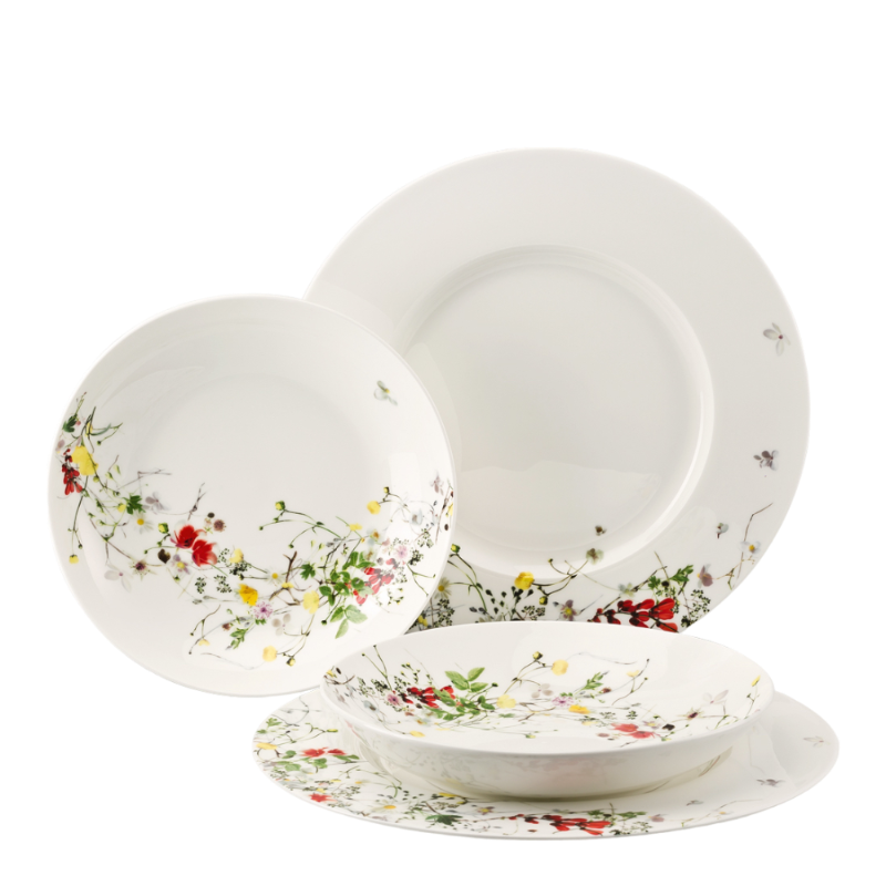 Rosenthal Fleurs Sauvages Dinner set 4 pieces Tableware Porcelain
