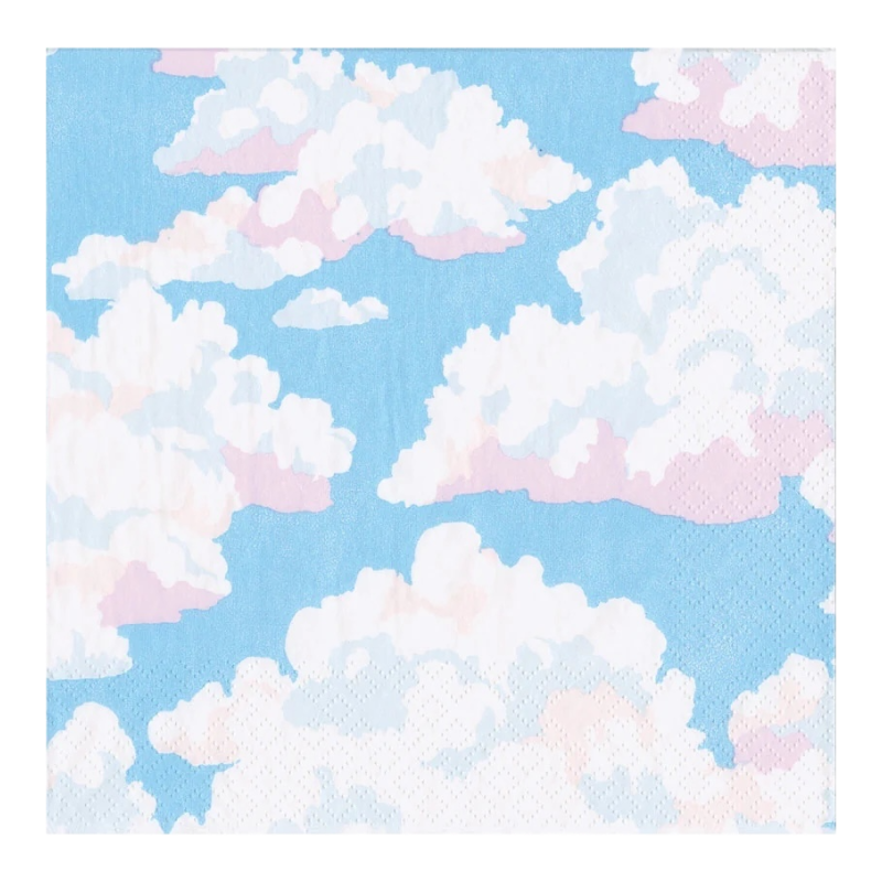 Blue Skies Lunch Napkin Caspari 18490L