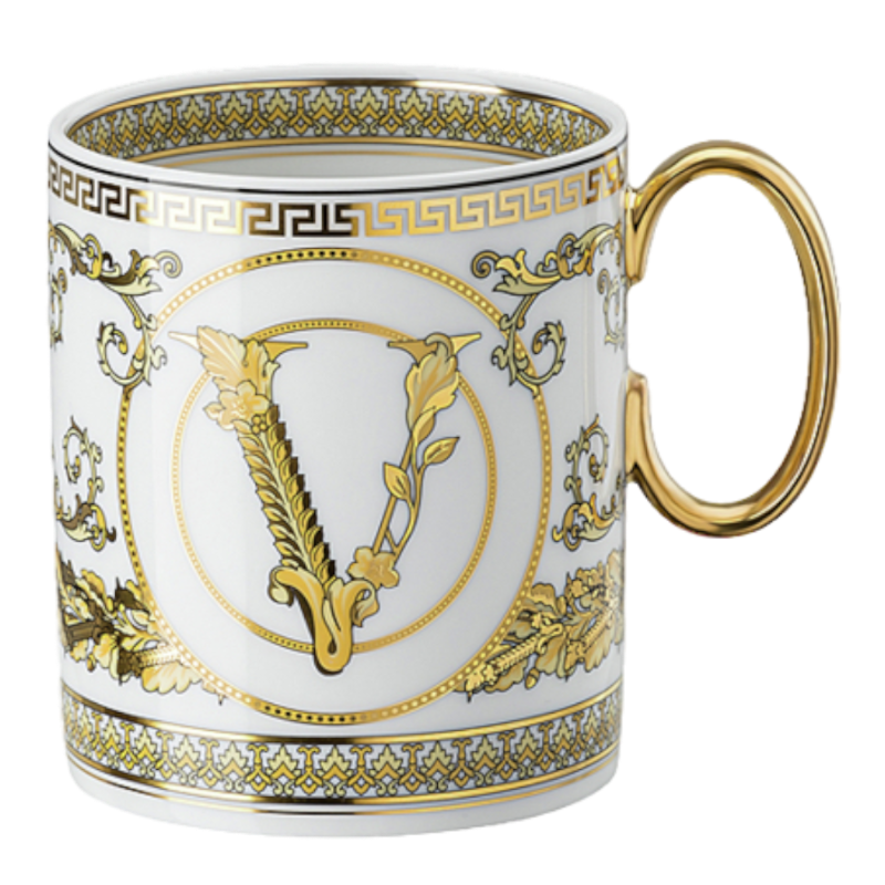 Versace By Rosenthal Tableware Virtus Gala White Mug
