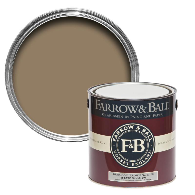 Farrow & Ball Farrow Ball Farben Braun Broccoli Brown W 108