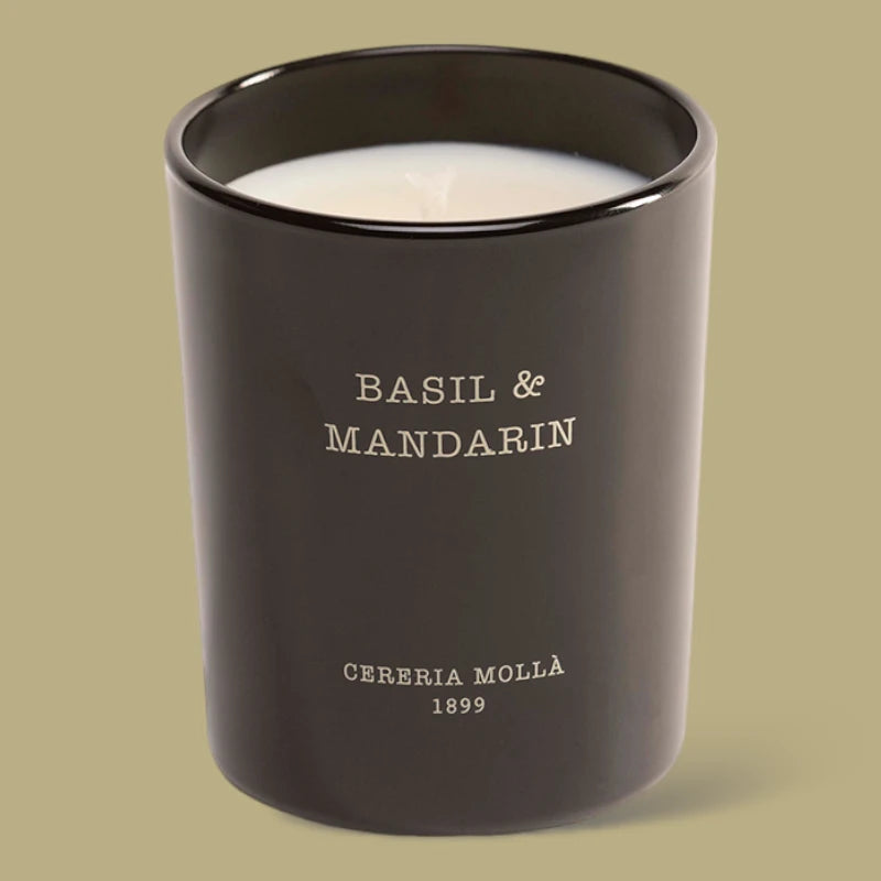 Basil and Mandarin candle Cereria Molla