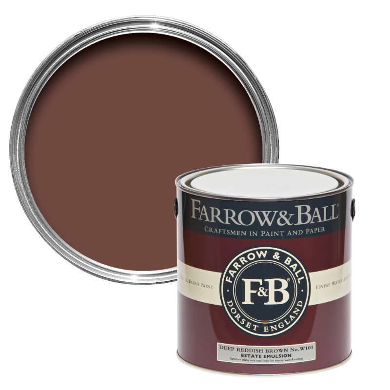 Farrow & Ball Farrow Ball Farben Rot Deep Reddish Brown W 101