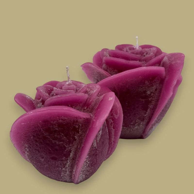 Dekocandle Rose Candle Large Crimson C42965