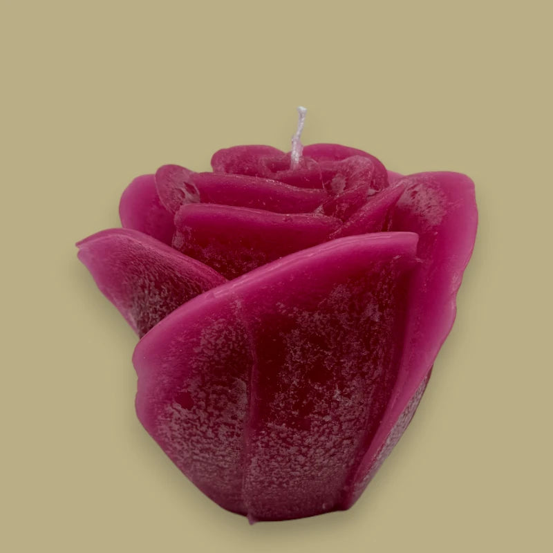 Dekocandle Rose Candle Large Fuchsia C42937