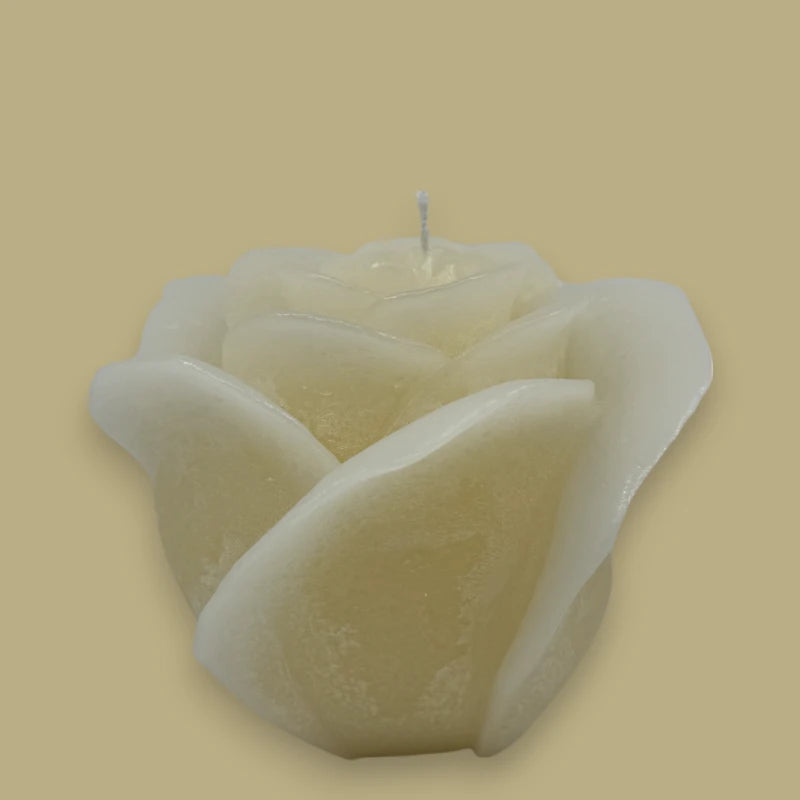 Dekocandle Rose Candle Large Ivory C42909