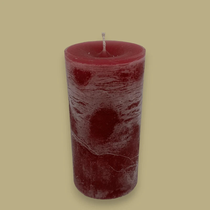 Dekocandle cylinder candle Crimson C10865