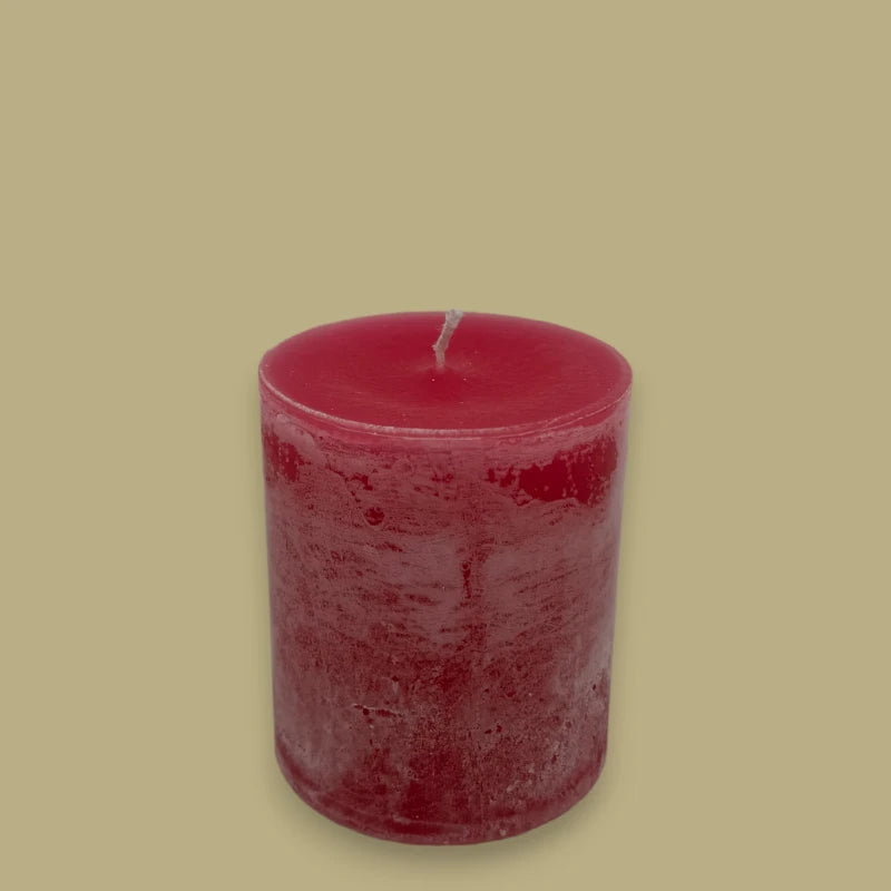 Dekocandle cylinder candle fuchsia C20737