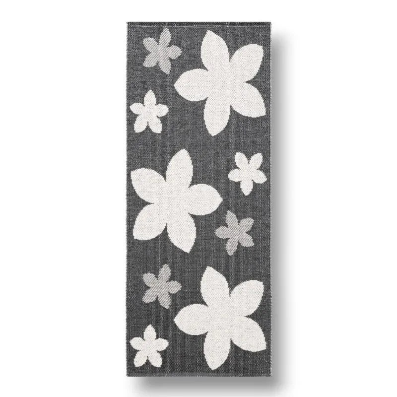 Flower Black carpet Horreds Mattan