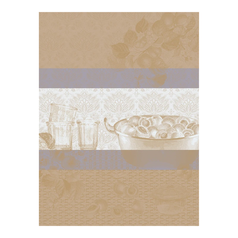 Tea towel Le Jacquard Francais Confitures Abricots Osier 29326