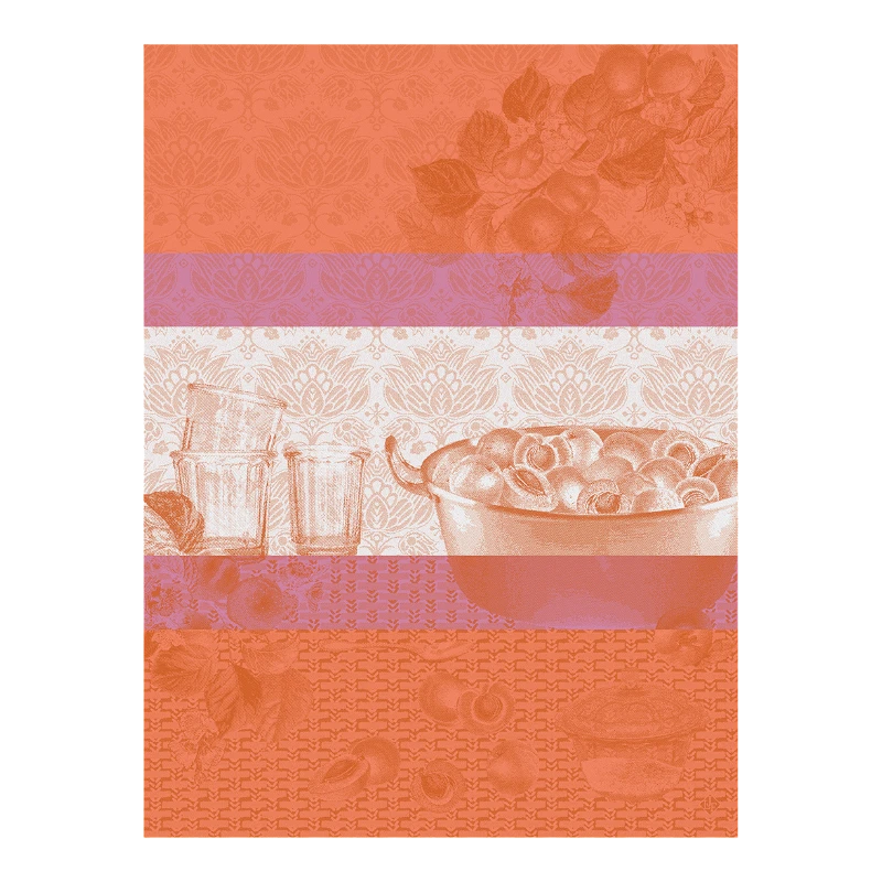 Tea towel Le Jacquard Francais Confitures Abricots Terre Cuite 29325