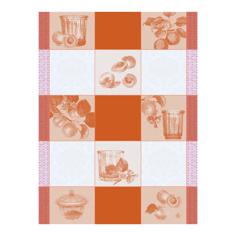 Tea towel Le Jacquard Francais Confitures Carreaux Terre Cuite 29331