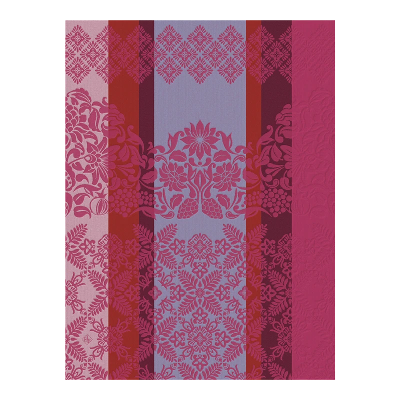 Tea towel Le Jacquard Francais Mumbai Fuchsia 29348