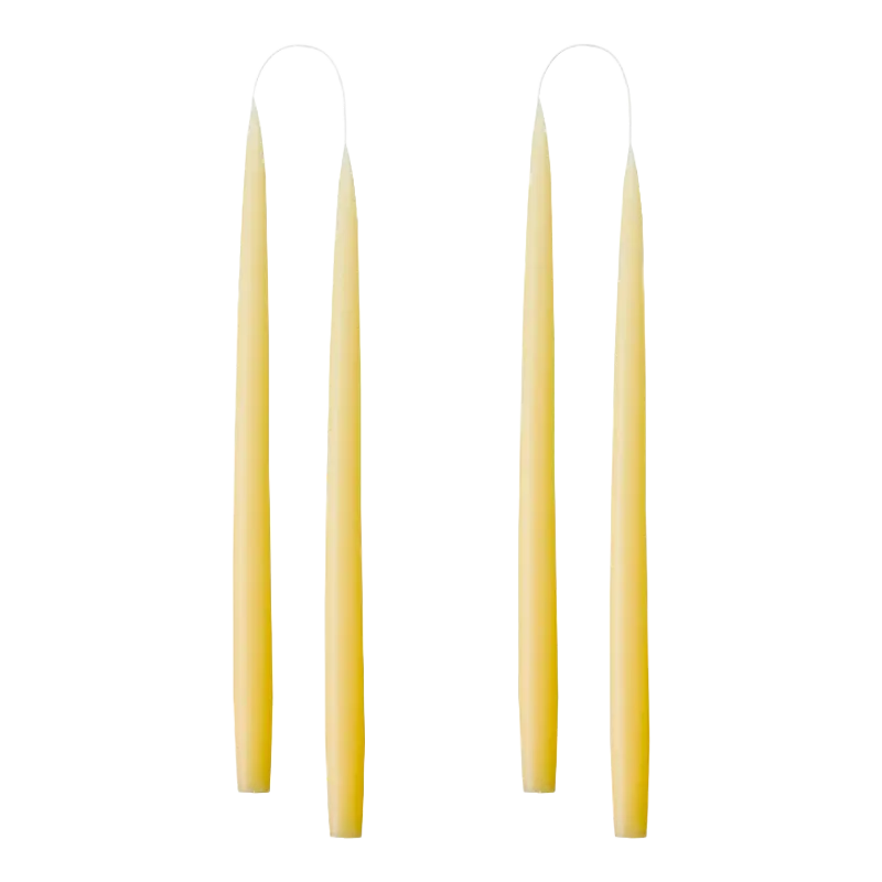 Art Industries Stick Candles 22 mm 35 cm Pastel Yellow