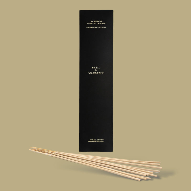 Basil and Mandarin incense sticks Cereria Molla