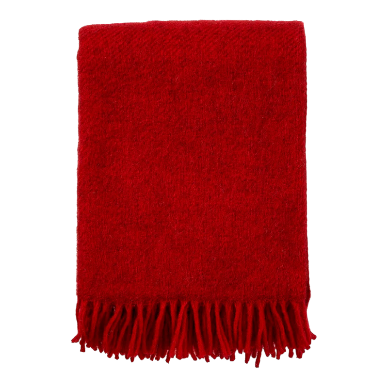 Klippan wool blanket Gotland Red