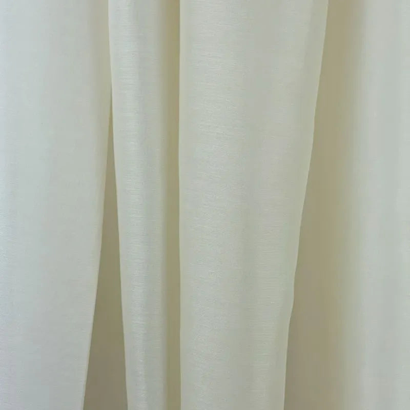 Lino Farbtupfer Custom-made curtain Curtain made to measure cream