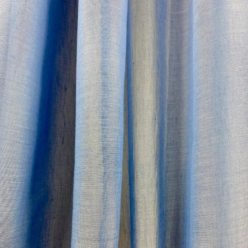 Lino Farbtupfer Custom-made curtain Curtain made to measure Bleu