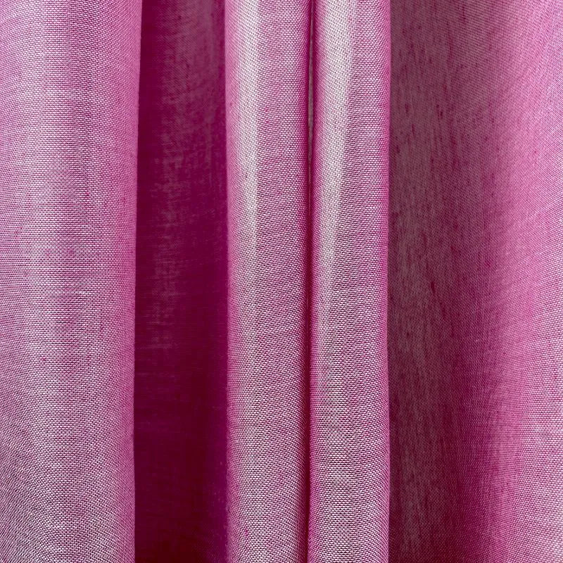 Lino Farbtupfer Custom-made curtain Curtain made to measure Framboise