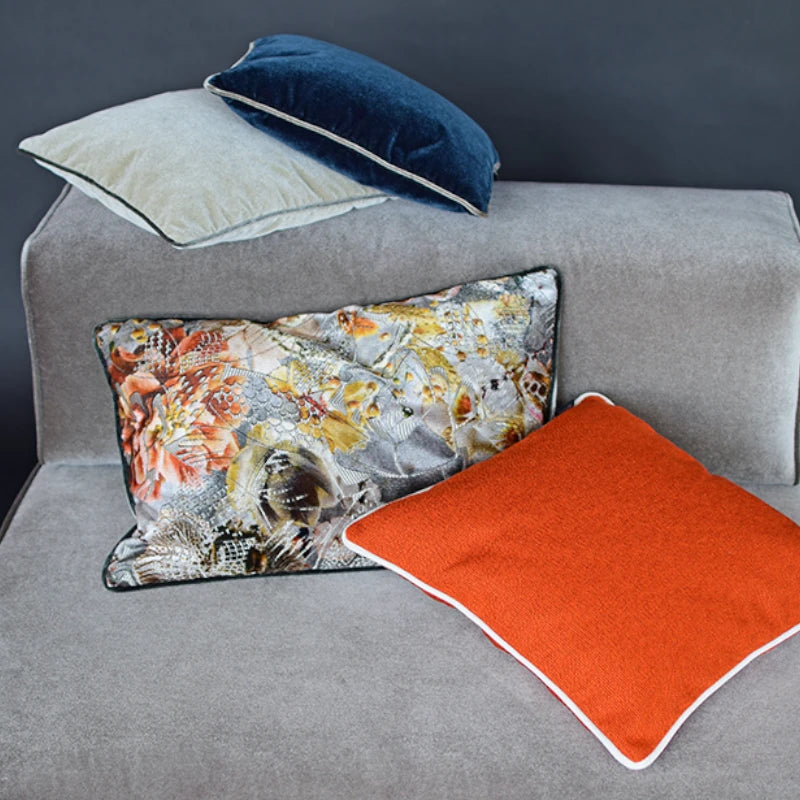Rohleder Home Collection cushion Ocean orange