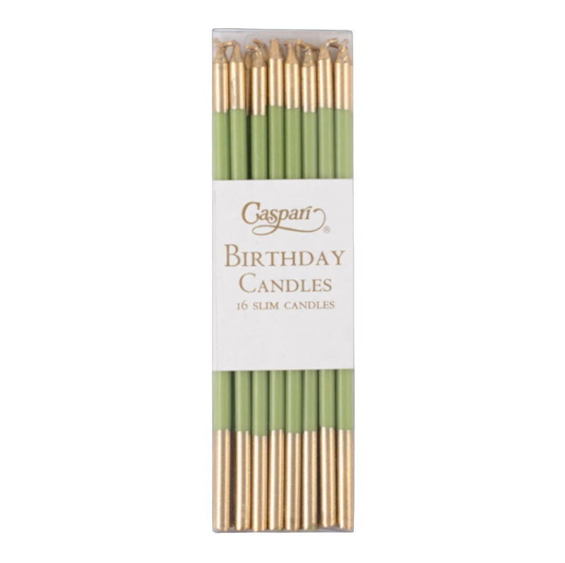 Birthday Candles Birthday candles Caspari Green