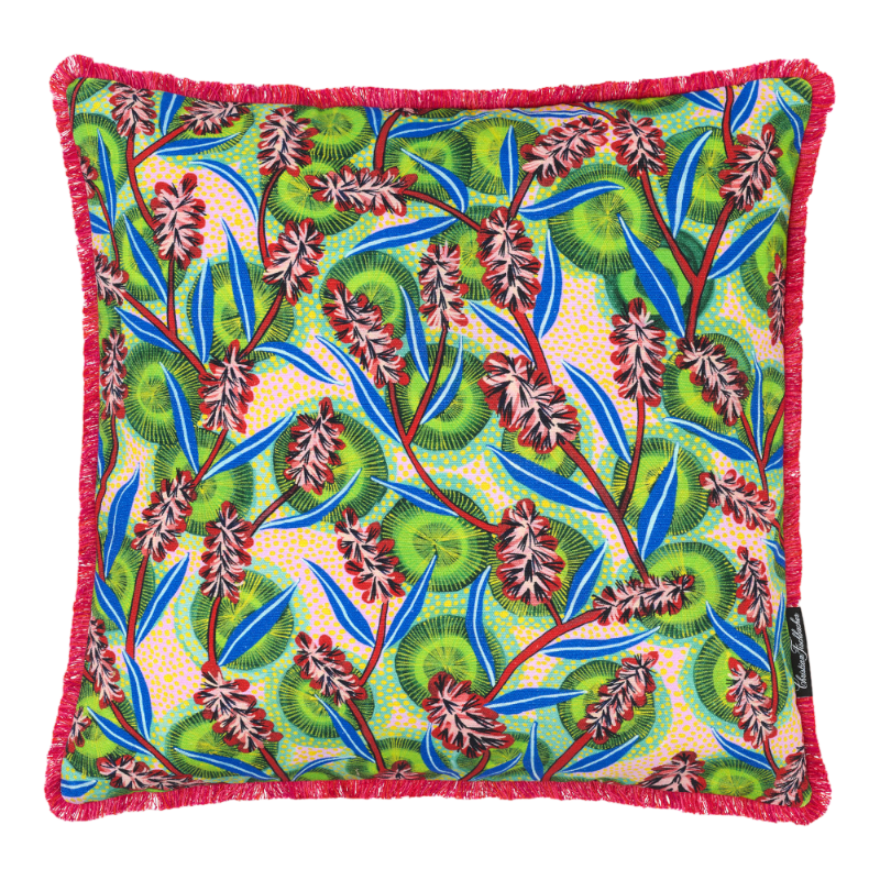 Christian Fischbacher Pinkweed cushion 50 x 50 cm