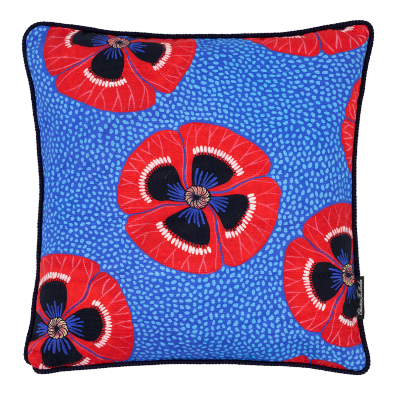 Christian Fischbacher Poppy cushion 50 x 50 cm