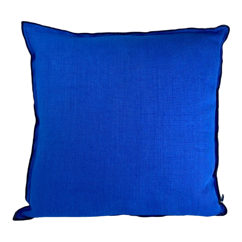 Designers Guild cushion Brera Lino Blue 45 x 45 cm