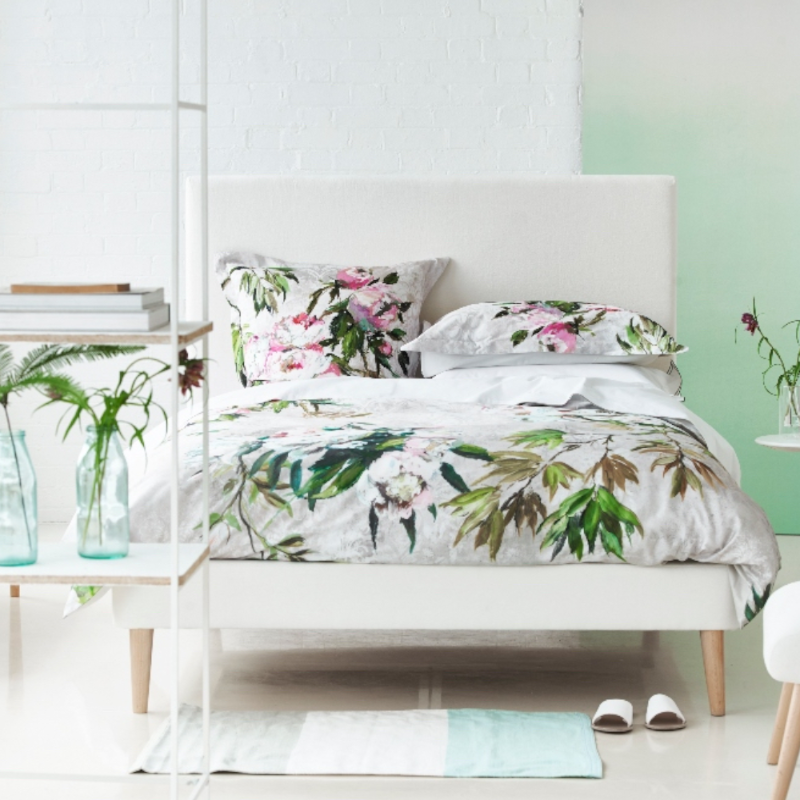Designers Guild bed linen Floreale Natural 160 x 210 cm