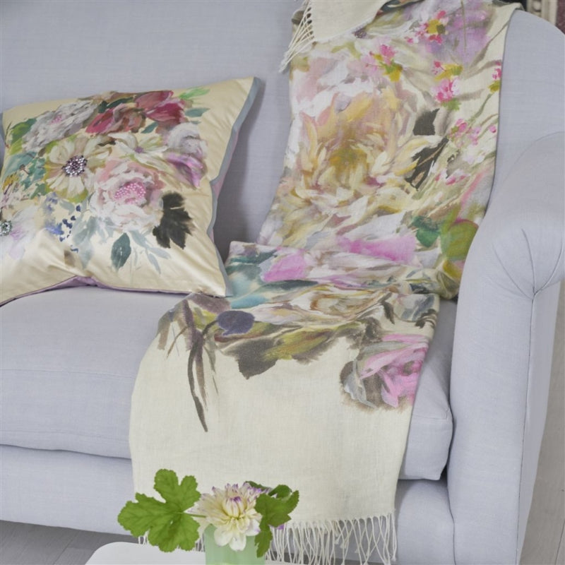 Designers Guild Cushion Palissy Camelia Yellow