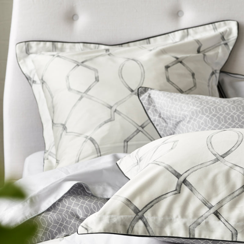 Designers Guild Rabeschi Graphite Grey bed linen
